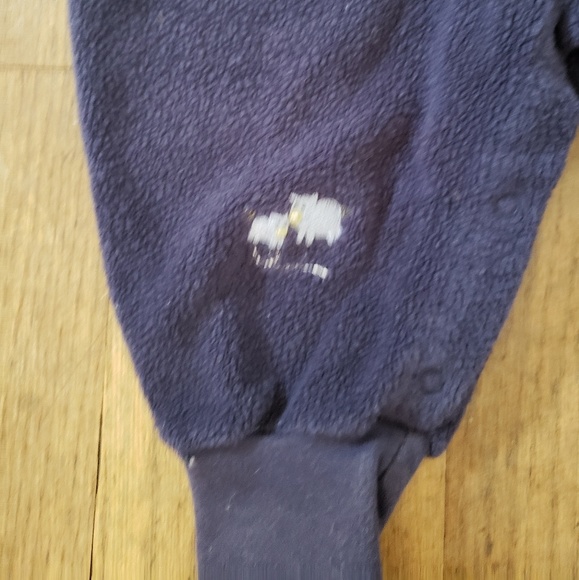 Soft/fuzzy overalls with embroidery - Picture 2 of 6